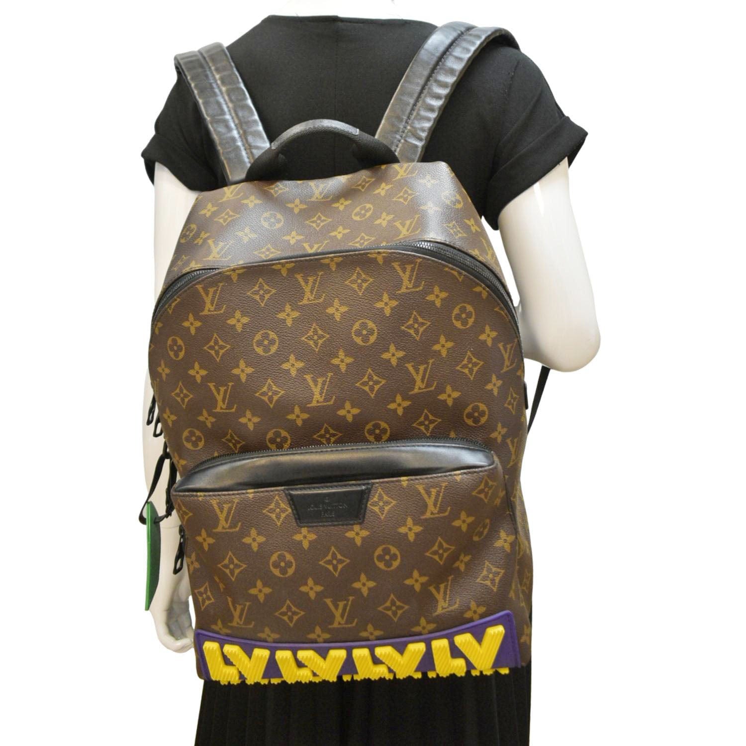 LV Discovery LV Rubber Monogram Canvas Backpack Brown LV Discovery LV Rubber Monogram Canvas Backpack Brown