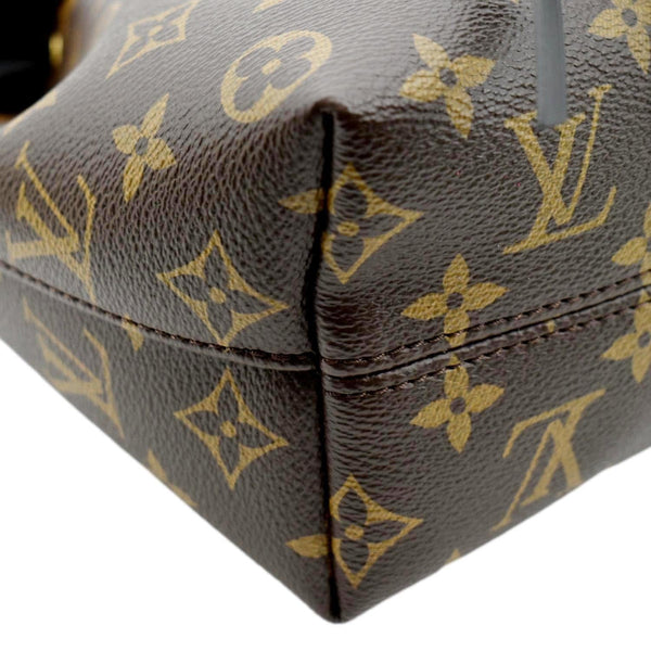 LOUIS VUITTON Montsouris BB Monogram Canvas Backpack Black
