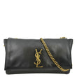 YVES SAINT LAURENT Kate Reversible Medium Leather Crossbody Bag Black