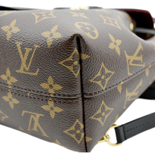 LOUIS VUITTON Montsouris BB Monogram Canvas Backpack Black