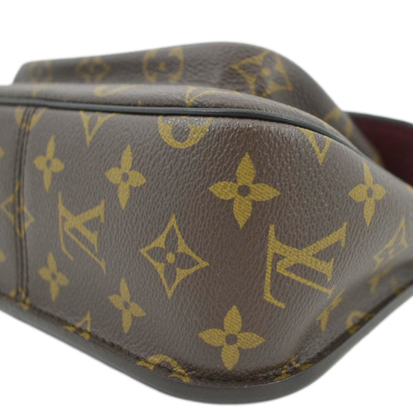 LOUIS VUITTON Passy NM Monogram Canvas Shoulder Bag Brown