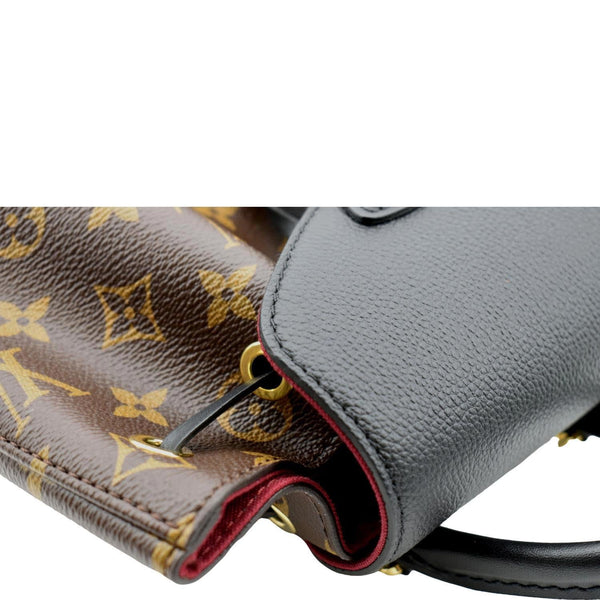 LOUIS VUITTON Montsouris BB Monogram Canvas Backpack Black