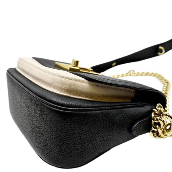 LOUIS VUITTON Lockme Tender Grained Calfskin Leather Shoulder Bag Black