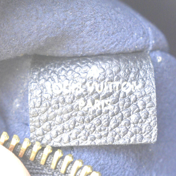 LOUIS VUITTON Empreinte Monogram Neverfull MM Pochette Wristlet Pouch Black