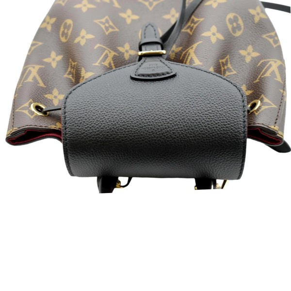 LOUIS VUITTON Montsouris BB Monogram Canvas Backpack Black