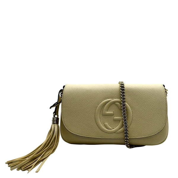 Gucci Black Leather Small Soho Women's Crossbody Bag 536224