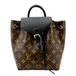 LOUIS VUITTON Montsouris BB Monogram Canvas Backpack Black