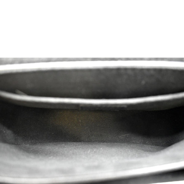 LOUIS VUITTON Lockme Tender Grained Calfskin Leather Shoulder Bag Black