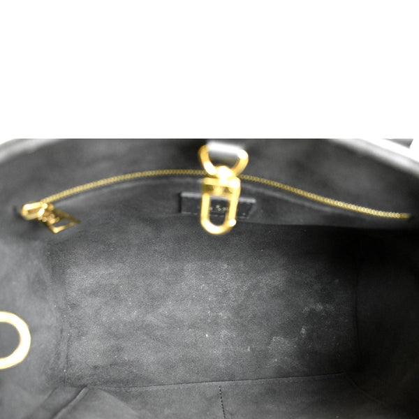 LOUIS VUITTON Onthego PM Monogram Empreinte Tote Shoulder Bag Black