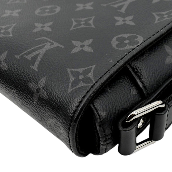 LOUIS VUITTON District PM Monogram Eclipse Messenger Bag Black