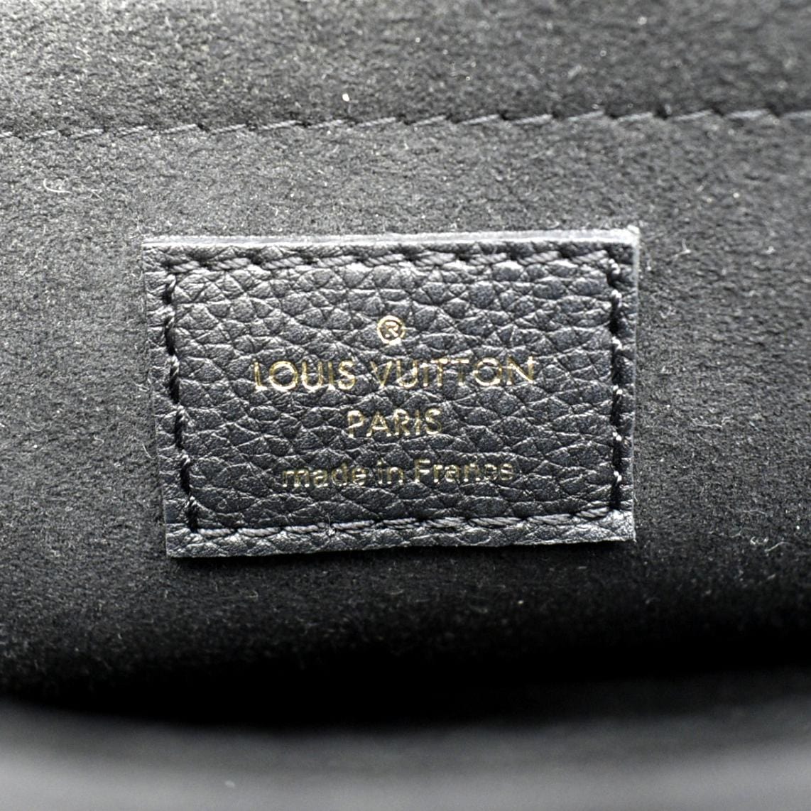 Louis Vuitton White Leather Monochrome Lockme Tote PM