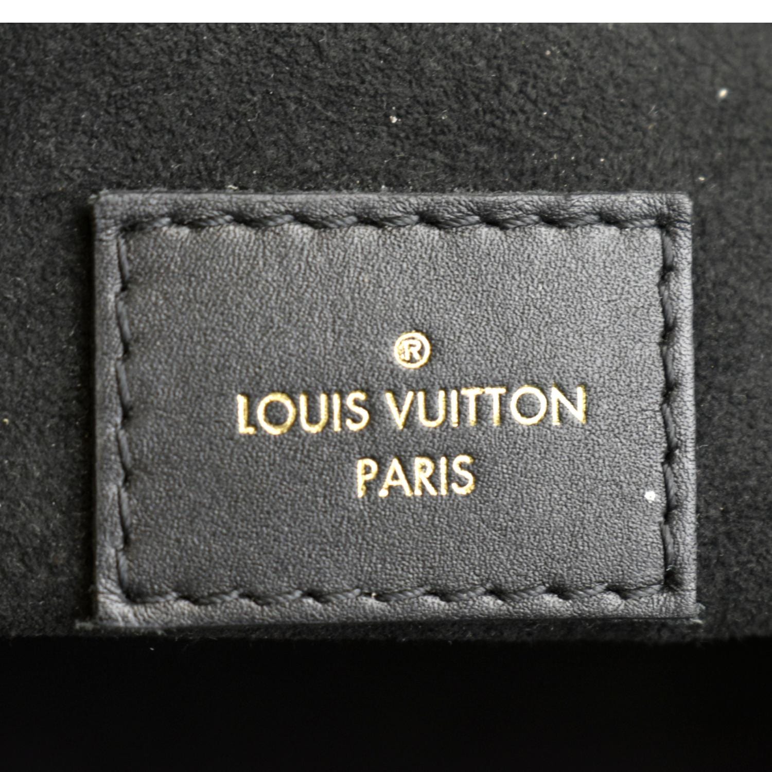 LOUIS VUITTON Onthego PM Monogram Empreinte Tote Shoulder Bag Navy Nac