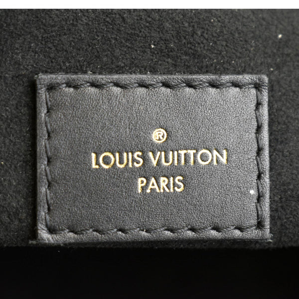 LOUIS VUITTON Onthego PM Monogram Empreinte Tote Shoulder Bag Black