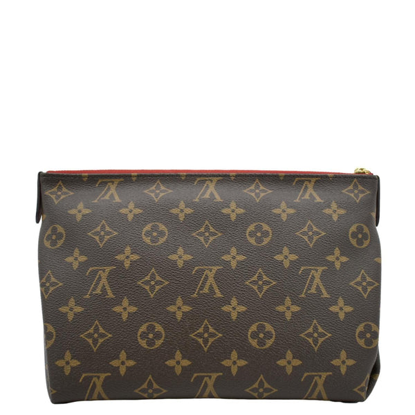 LOUIS VUITTON Monogram Canvas Pouch Cherry Red back look