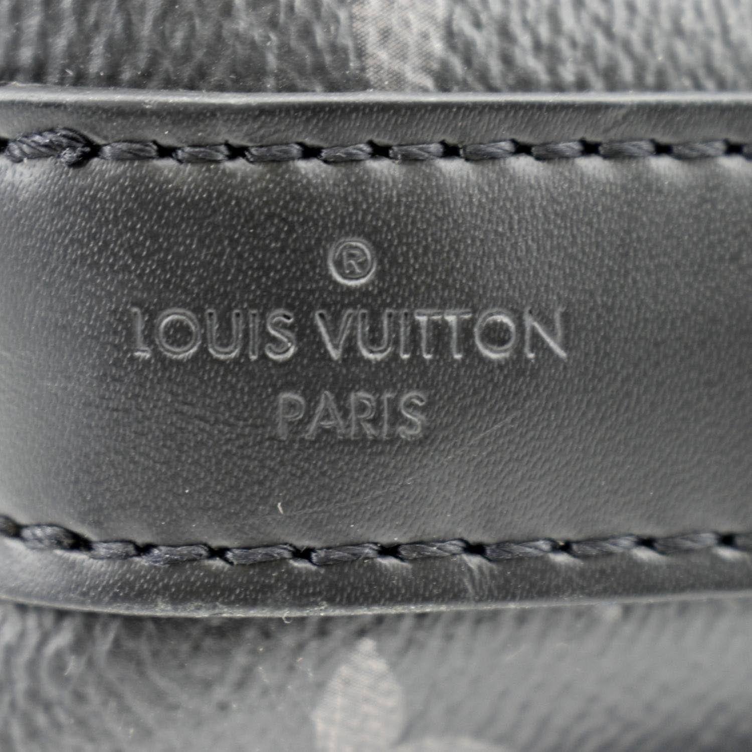 Louis Vuitton Messenger District Monogram Eclipse PM Noir Black in Toile  Canvas with Silver-tone - US