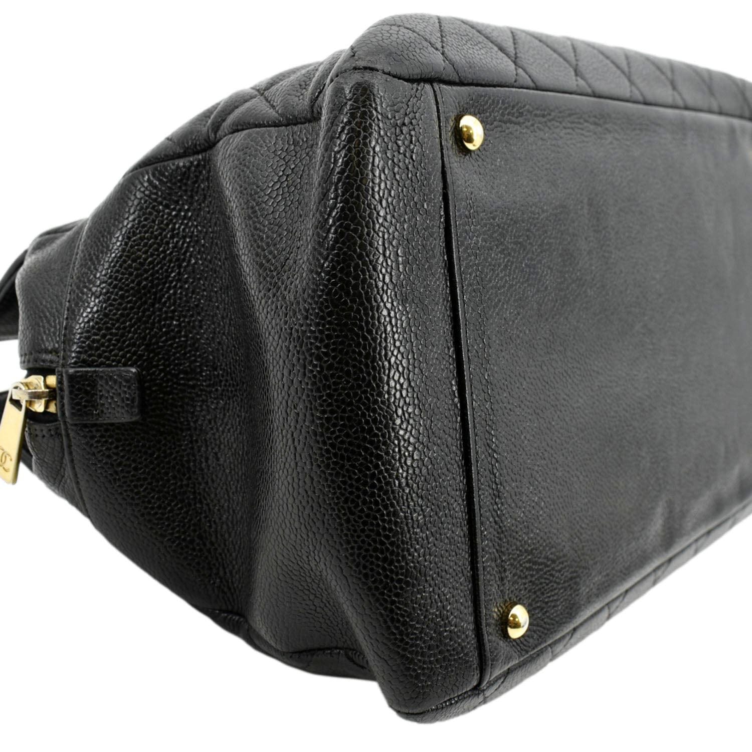 CHANEL] Chanel Chain shoulder solar charm shoulder bag Mat Cabian Skin Black  Ladies Shoulder Bag A-rank – KYOTO NISHIKINO