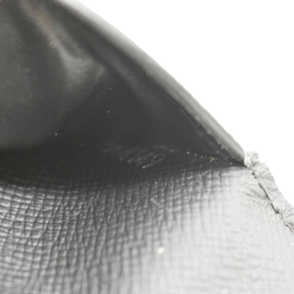 LOUIS VUITTON Taiga Leather Pocket Organizer Zippy Wallet Black