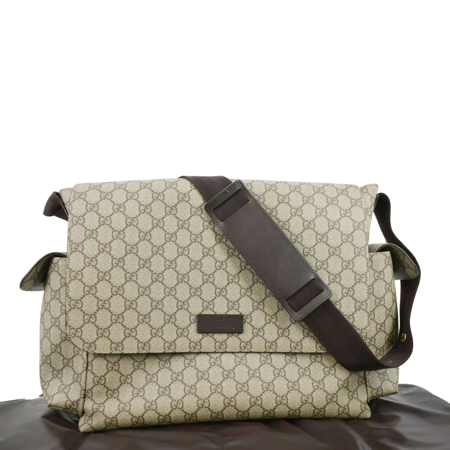 gucci schlafsack GUCCI Diaper GG Canvas Shoulder Bag Beige 211131