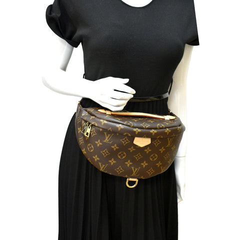 LOUIS VUITTON Monogram Canvas Bumbag Brown