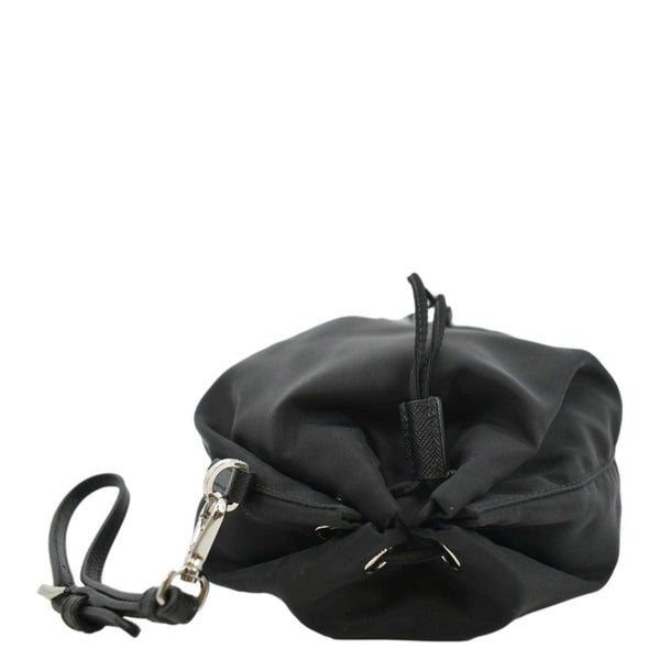 PRADA Nylon Bucket Bag Black