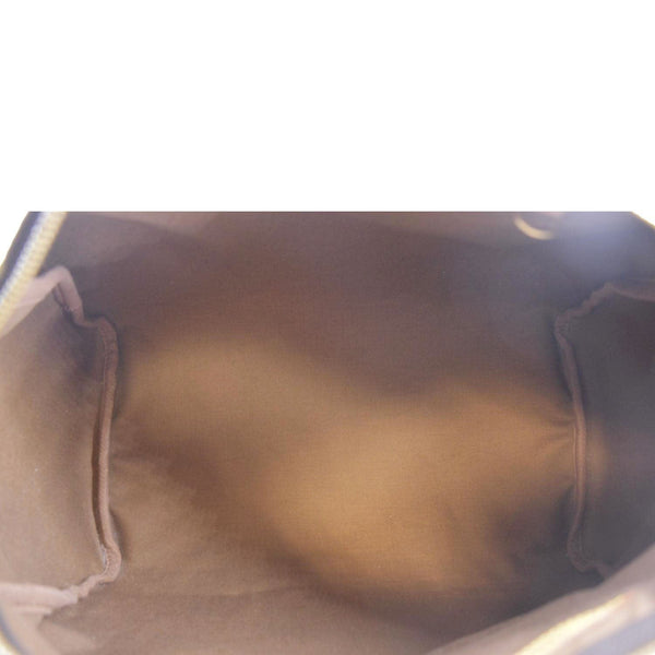 LOUIS VUITTON Speedy 35 Monogram Canvas Satchel Bag Brown