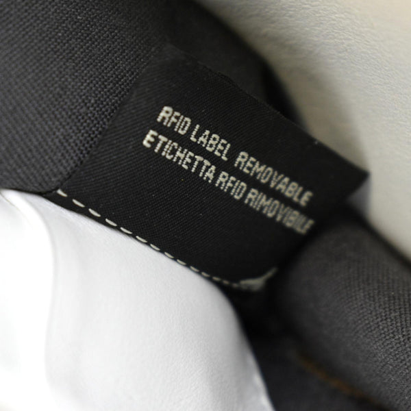 FENDI F Envelope Wallet on Chain Leather Crossbody Bag White