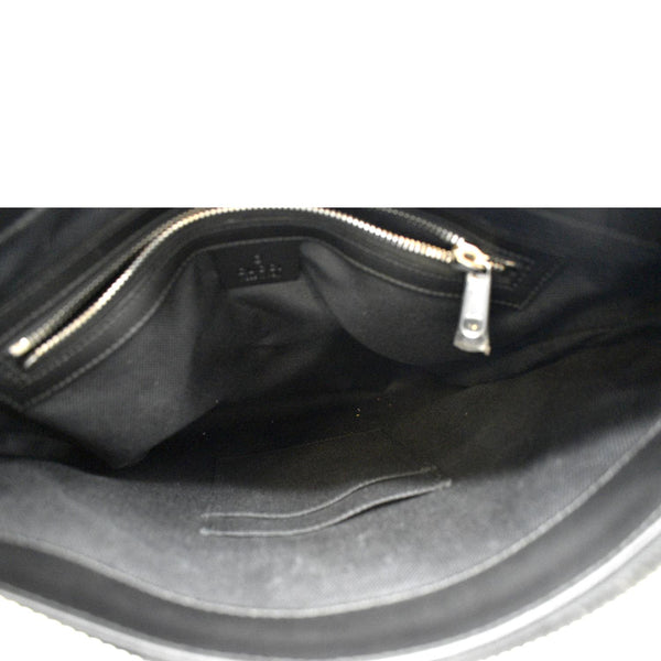 GUCCI GG Supreme Square Messenger Bag Black 474137