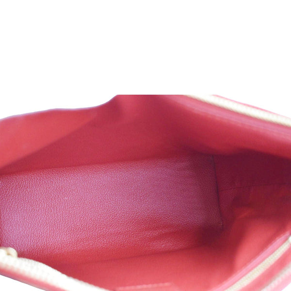 LOUIS VUITTON Pallas Beauty Case Monogram Canvas Pouch Cherry Red