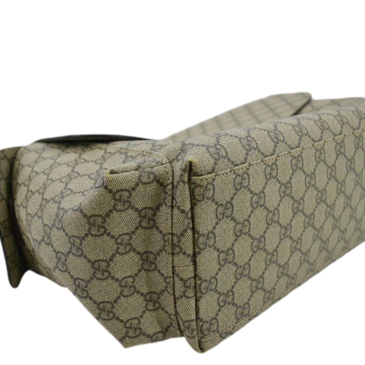 gucci schlafsack GUCCI Diaper GG Canvas Shoulder Bag Beige 211131