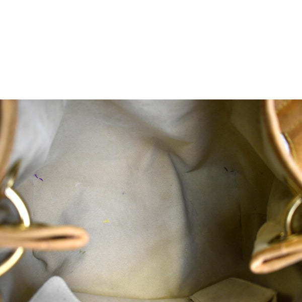 LOUIS VUITTON Galliera PM Monogram Canvas Hobo Shoulder Bag Brown