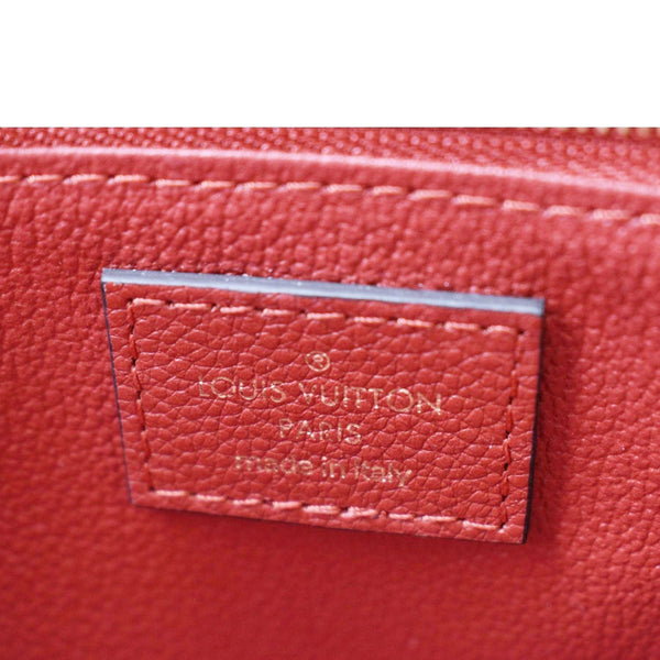 LOUIS VUITTON Pallas Beauty Case Monogram Canvas Pouch Cherry Red