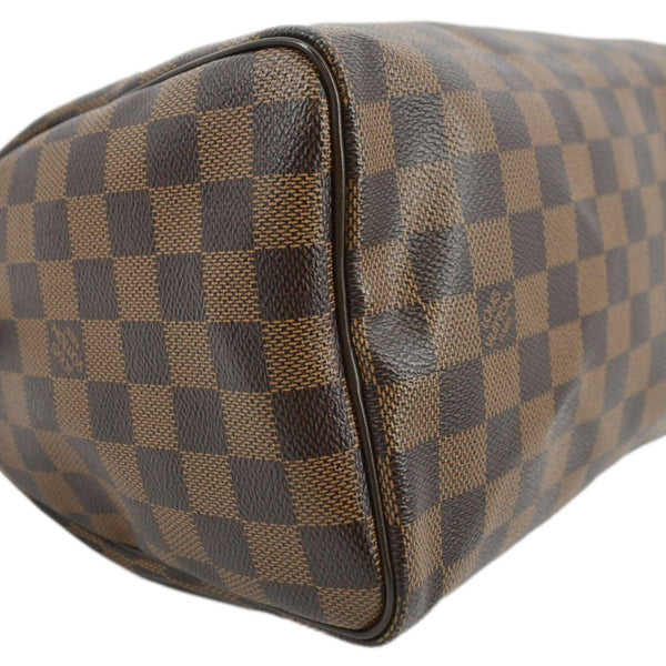 LOUIS VUITTON Speedy 25 Damier Ebene Satchel Bag Brown