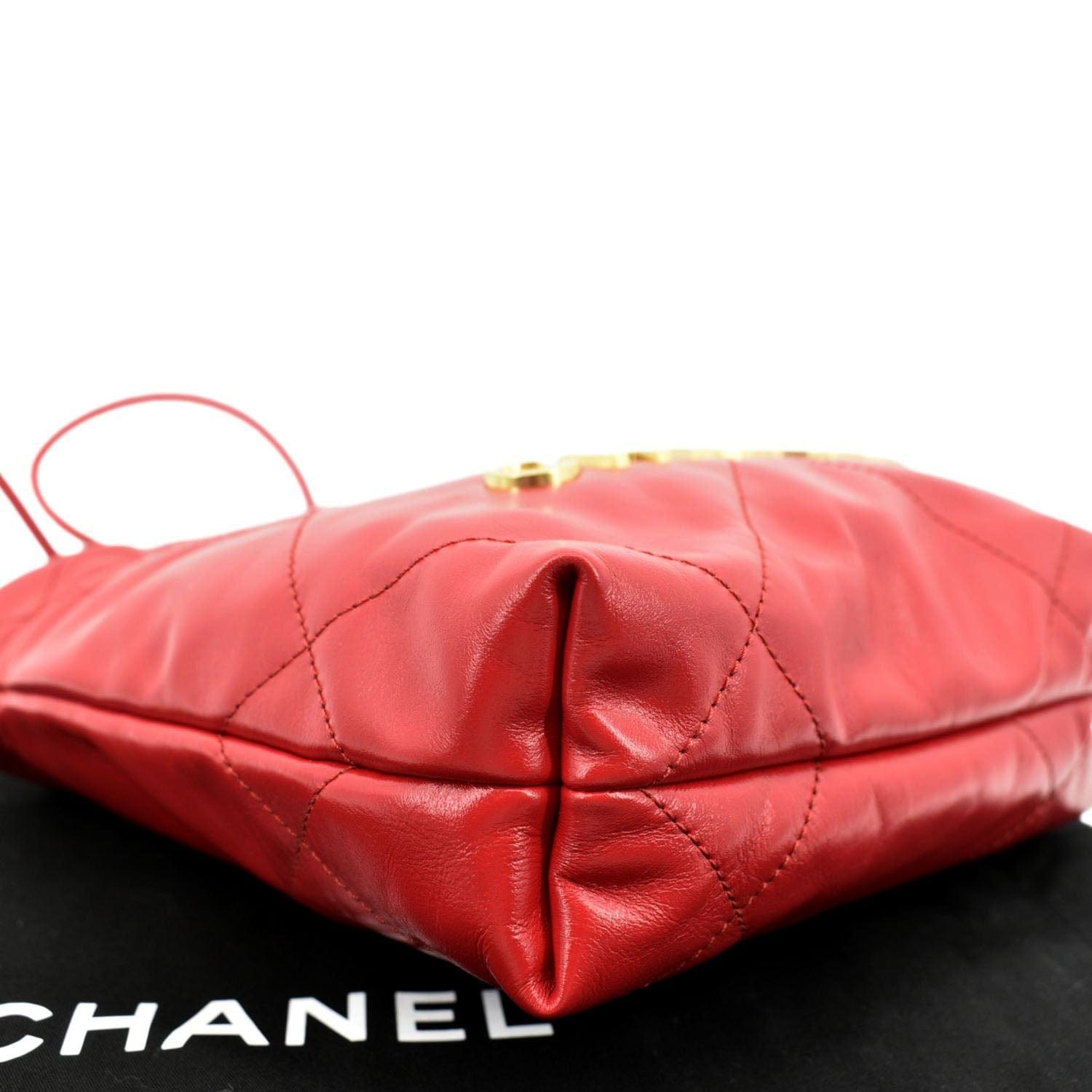 chanel classic bag vintage red