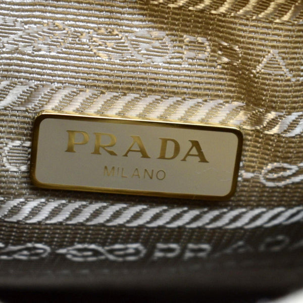 PRADA Re-Edition 2005 Raffia Shoulder Bag Beige