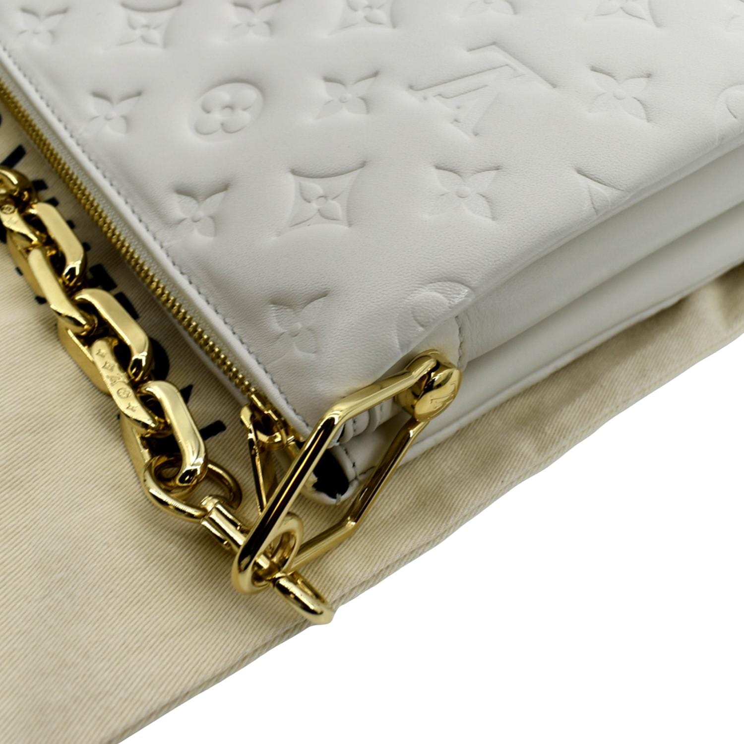 Louis Vuitton // Cream Monogram Coussin PM Shoulder Bag – VSP