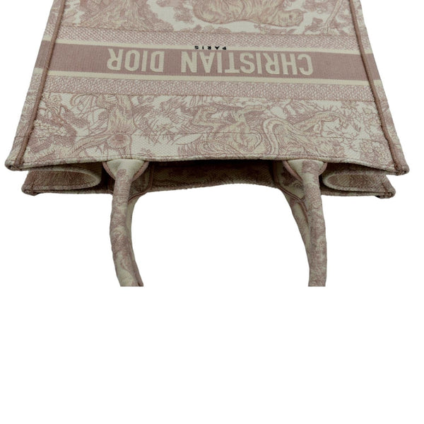 Christian Dior Book Toile de Jouy Canvas Tote Bag - Top