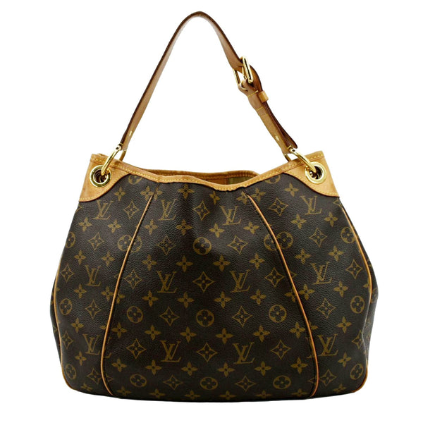 LOUIS VUITTON Galliera PM Monogram Canvas Hobo Shoulder Bag Brown