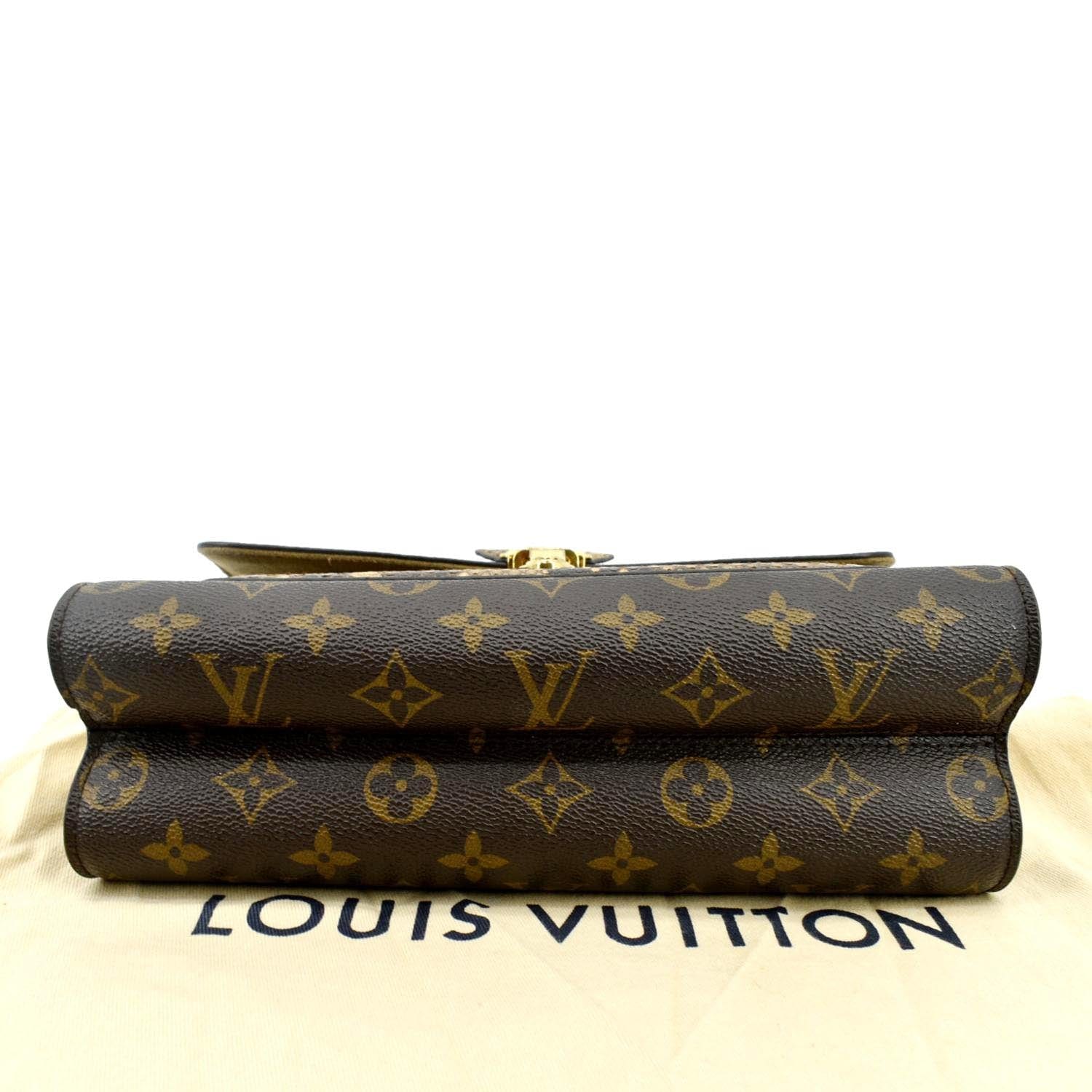 Louis Vuitton Brown/Black Monogram Canvas And Leather Victoire Bag Louis  Vuitton