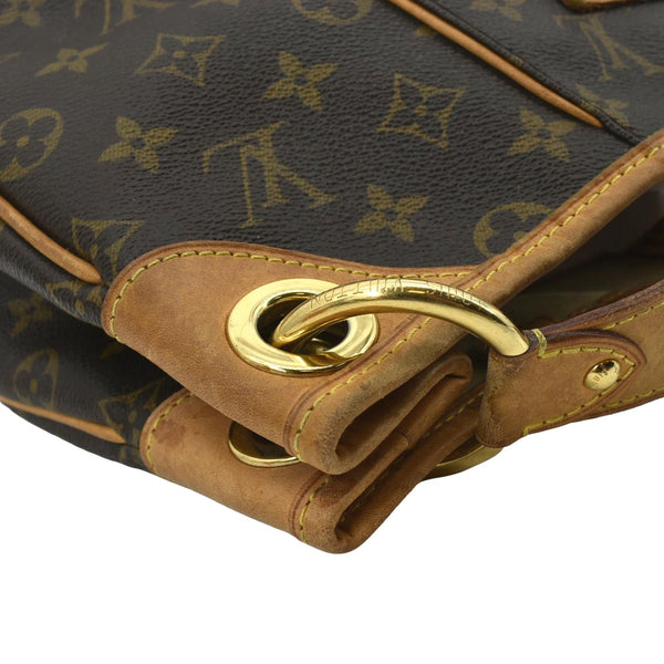 LOUIS VUITTON Galliera PM Monogram Canvas Hobo Shoulder Bag Brown