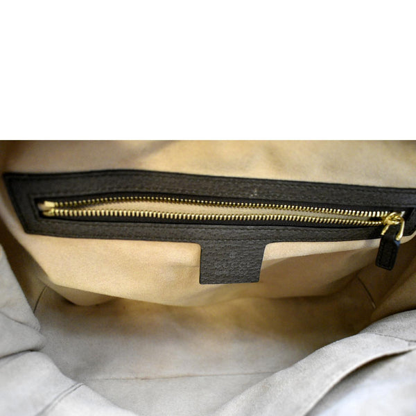 GUCCI Ophidia Web Small GG Supreme Canvas Shoulder Bag Beige 550622