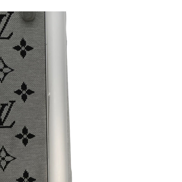 LOUIS VUITTON Horizon Soft 55 Jacquard knit Rolling Duffle Bag Grey