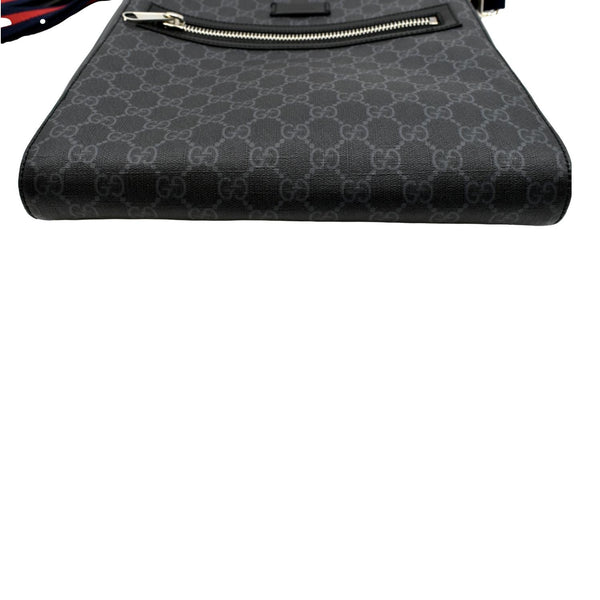 GUCCI GG Supreme Square Messenger Bag Black 474137
