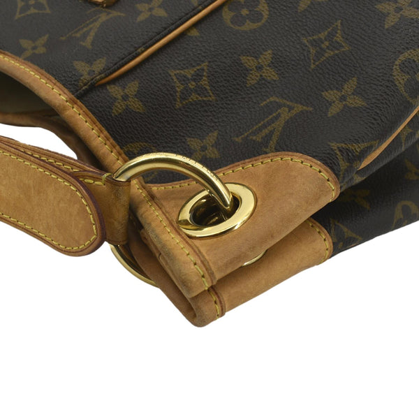 LOUIS VUITTON Galliera PM Monogram Canvas Hobo Shoulder Bag Brown
