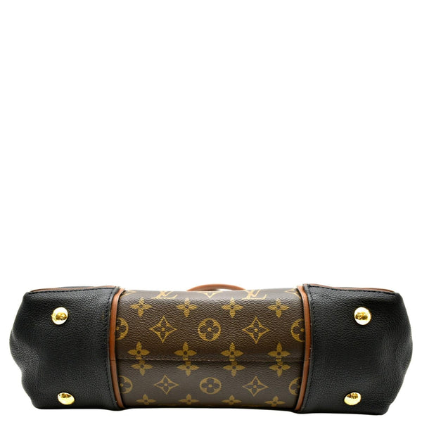 LOUIS VUITTON W PM Monogram Canvas Tote Bag Brown