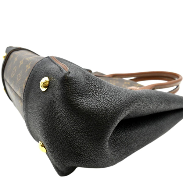 LOUIS VUITTON W PM Monogram Canvas Tote Bag Brown