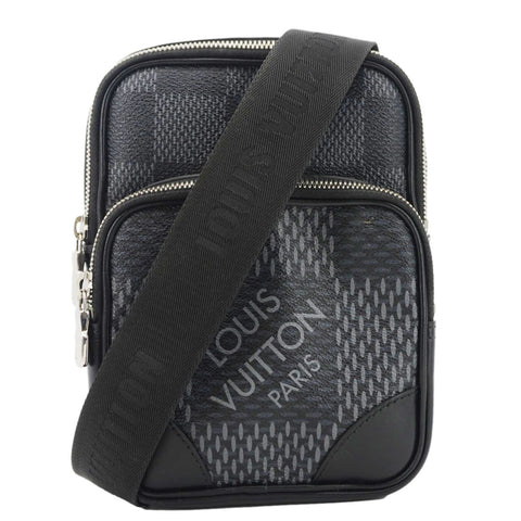 Louis Vuitton  3D Amazone Damier Graphite Crossbody Bag Black