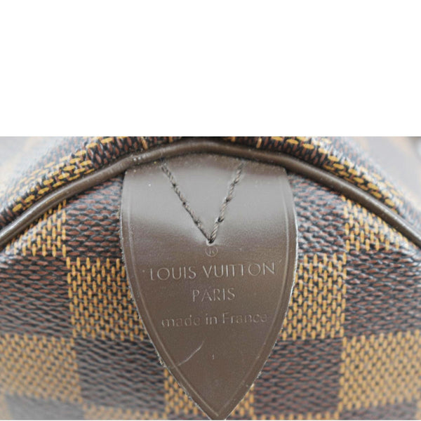 LOUIS VUITTON Speedy 25 Damier Ebene Satchel Bag Brown