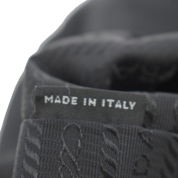 PRADA Nylon Bucket Bag Black