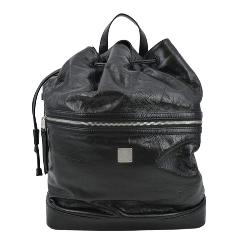 MCM Timeless Leather Backpack Bag Black