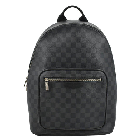 LOUIS VUITTON Josh Damier Graphite Backpack Black